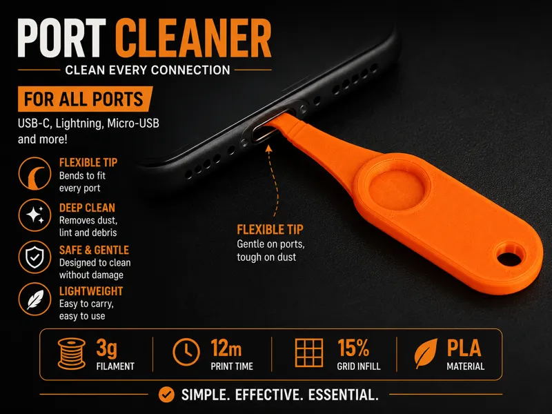 Port cleaning tool