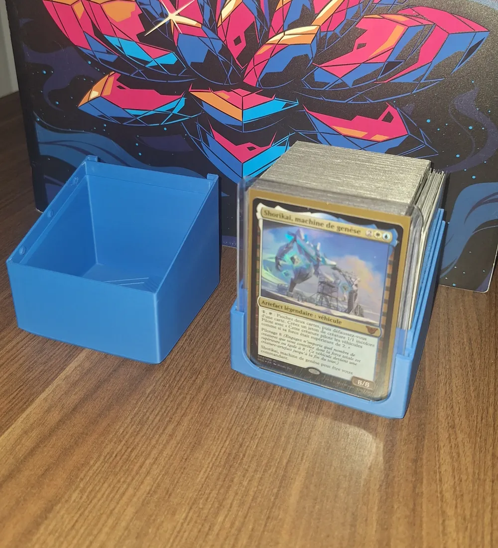 MTG COMMANDER DECK BOX 100+ TOP LOADER EDH - Free 3D Print Model ...