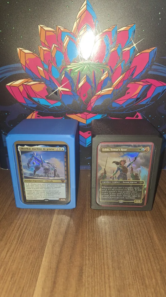 MTG COMMANDER DECK BOX 100+ TOP LOADER EDH - Free 3D Print Model ...