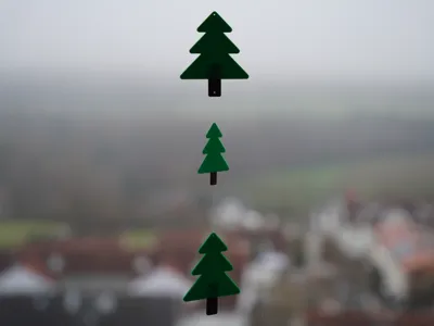 Christmas tree garland