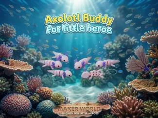 Axolotl Buddy – For little heroes 