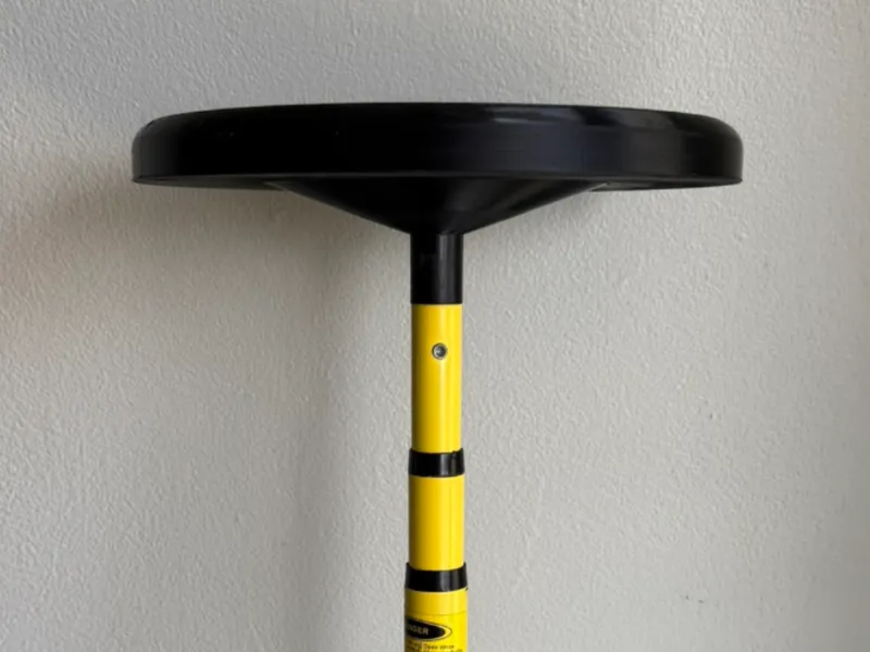 Extension pole flat plate load spreader push pole