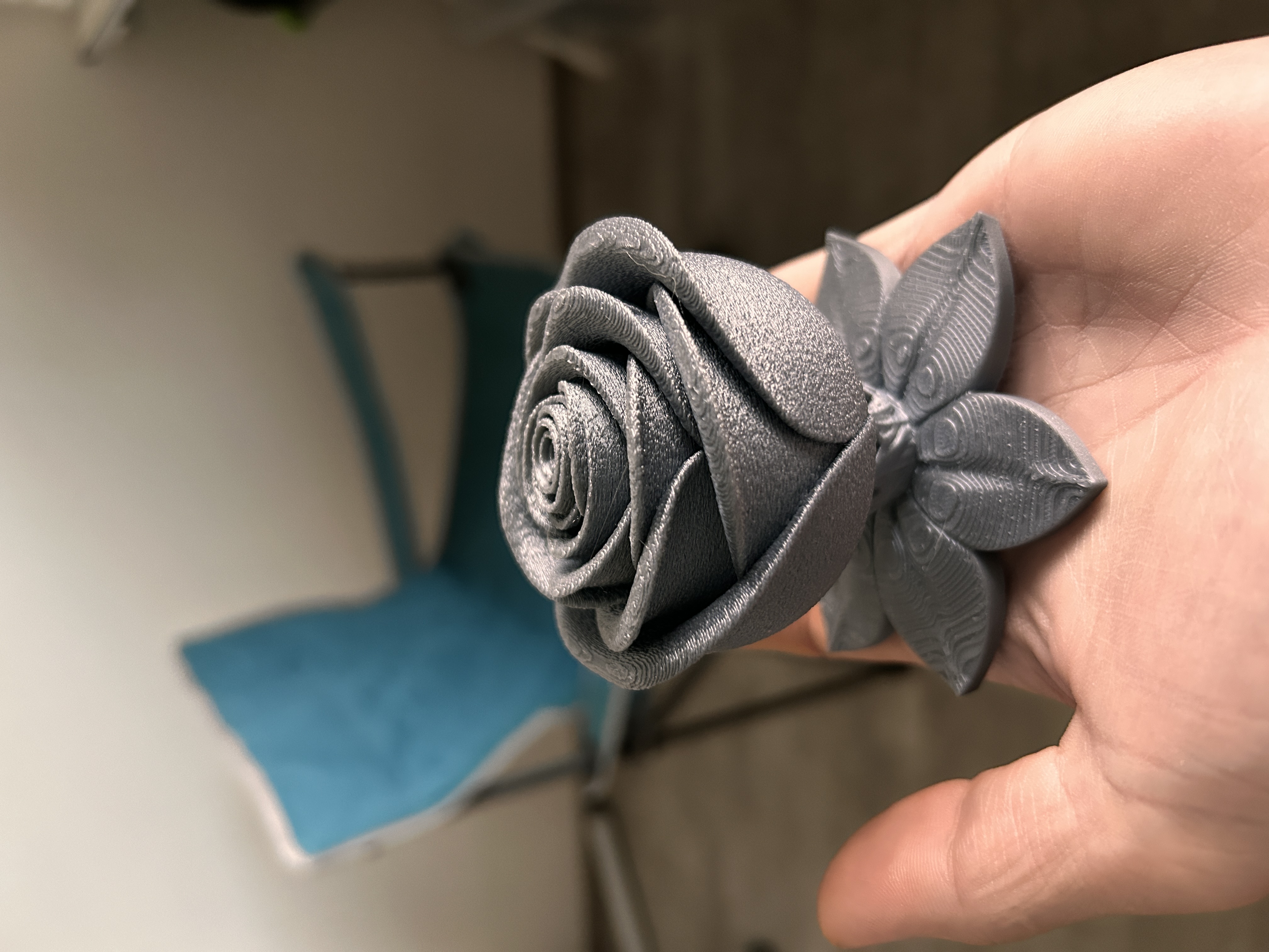Miniatura 2 do modelo 3D Rose – No Supports Valentine Gift