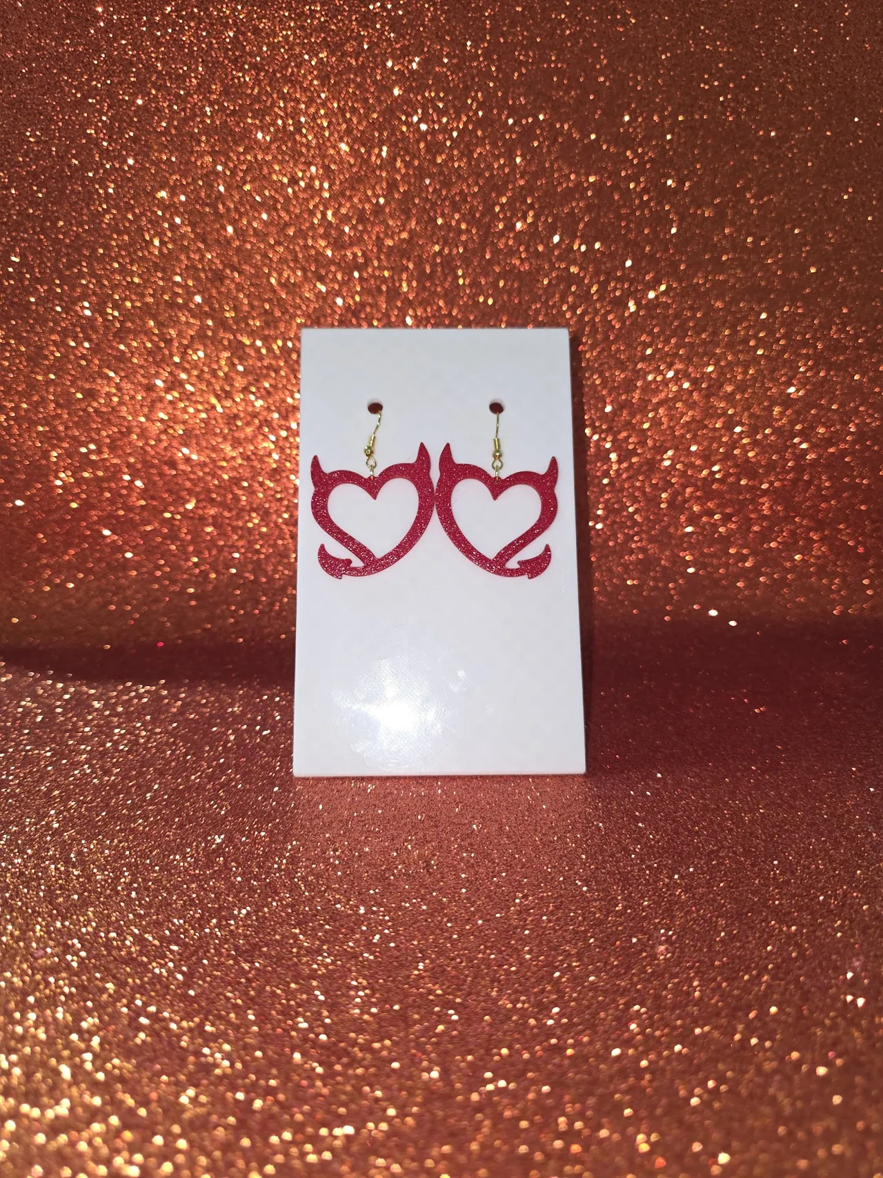 Bad love earrings view 2