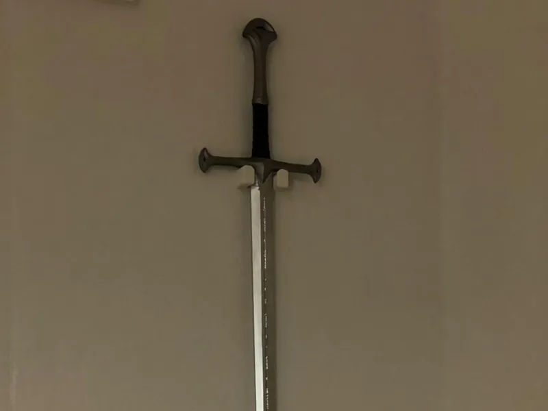 Sword Holder With Nail Hole