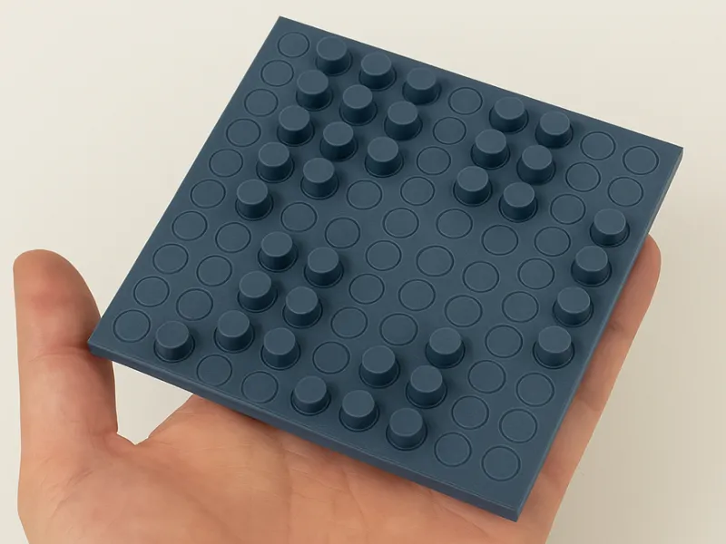 Customizable Print-in-Place Pin Push Fidget Pad