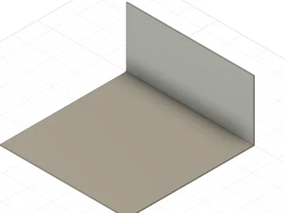 Plate 255x255x120 90 degrees