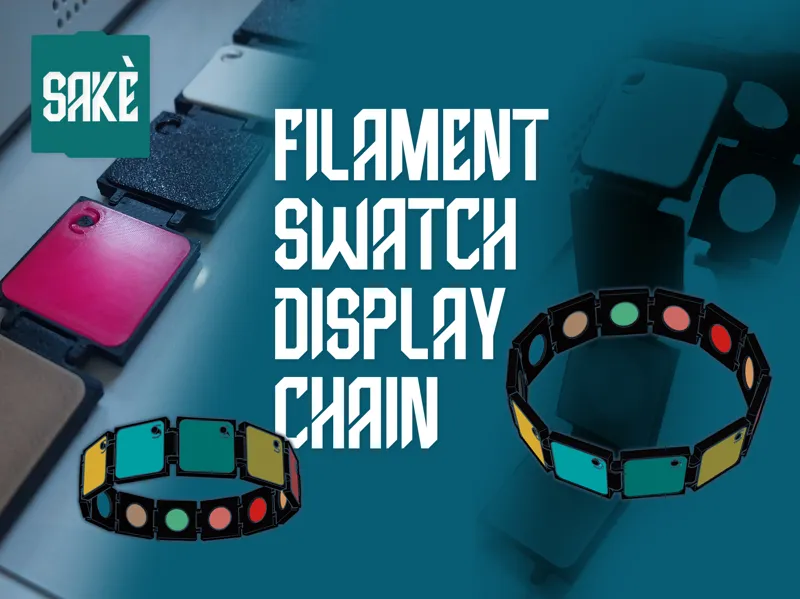 Filament Swatch Display Chain