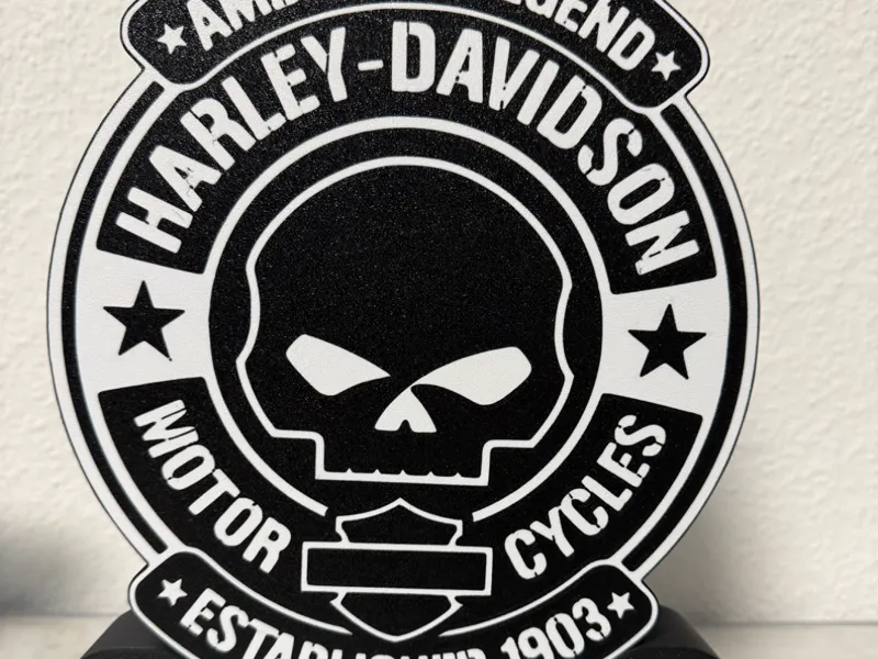 HARLEY DAVIDSON American Legend Lichtbox