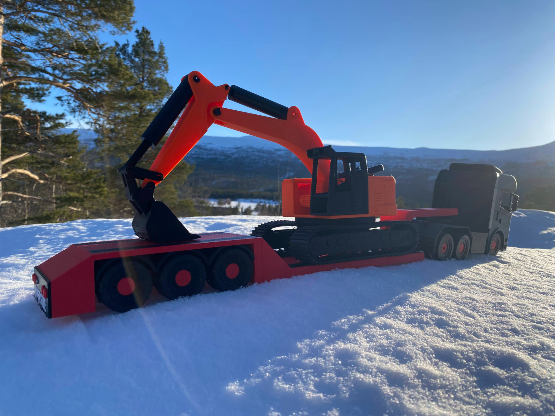 Lowboy Trailer