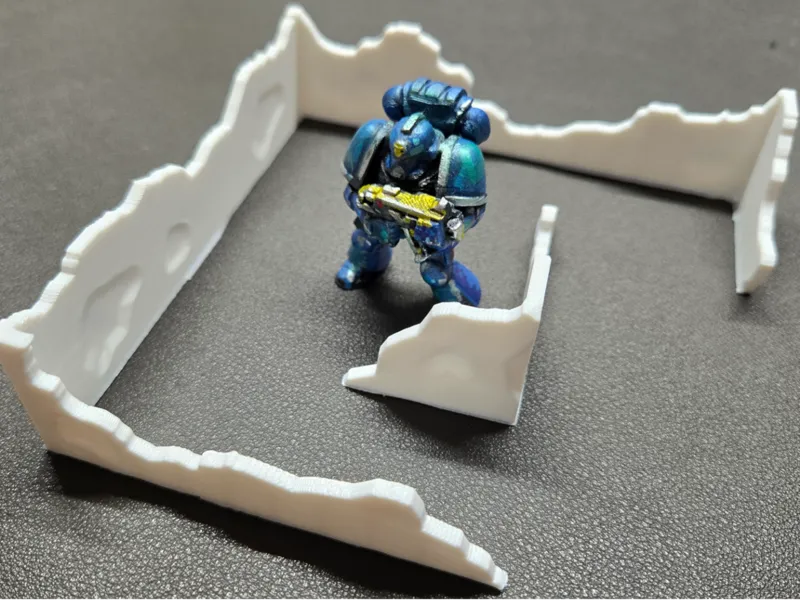 Broken Wall Props for Diorama