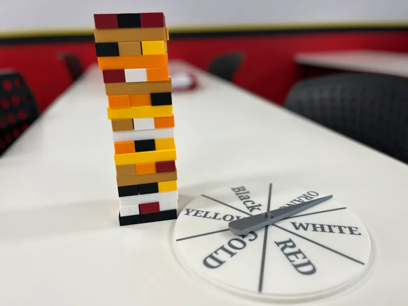 Jenga - With color wheel!!