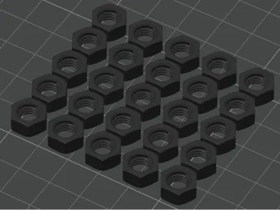M6 Nut 25pcs