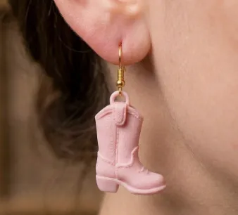 Pendientes: Cowboy Boot Earrings — vista de referencia 3