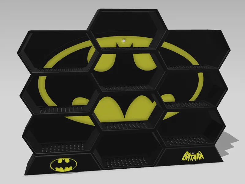 Batman - Themed 1:64 Diecast Hex Display