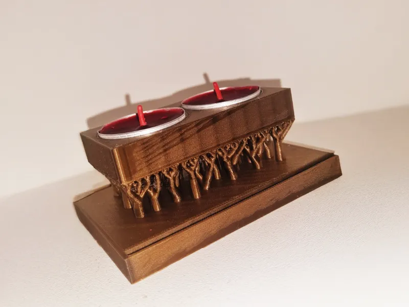 Dual Flame Candle Holder
