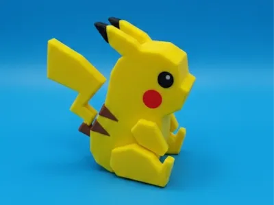 Geometric Pokemon #0025 - Pikachu