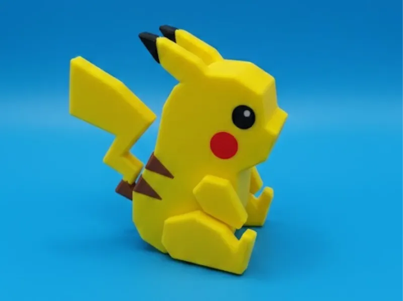 Geometric Pokemon #0025 - Pikachu