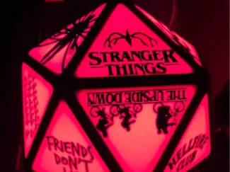 Stranger Things Dice Lamp ( Can be customized )