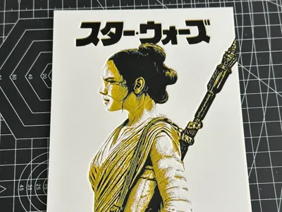 Rey (Star Wars) HF Mini Poster 4color-NoAMS needed