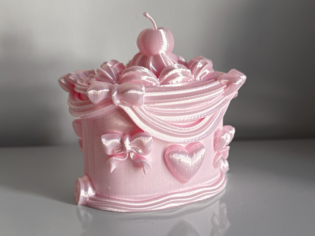 Miniatura 2 do modelo 3D 华丽的蛋糕首饰收纳盒 8cm cake case