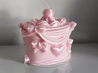 华丽的蛋糕首饰收纳盒 8cm cake case