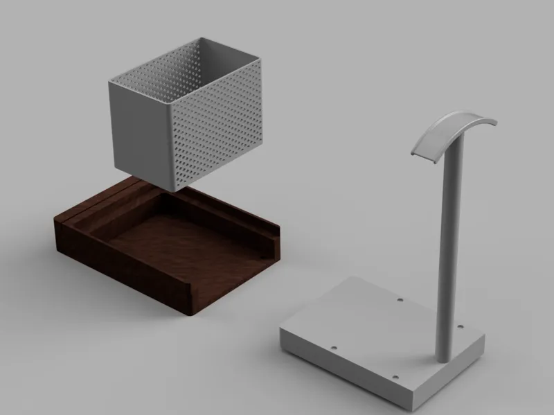 Desk Organiser – Pen Pot, Headphone Stand & Tray