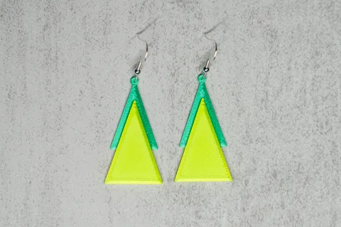 Christmas Tree Earrings view 2