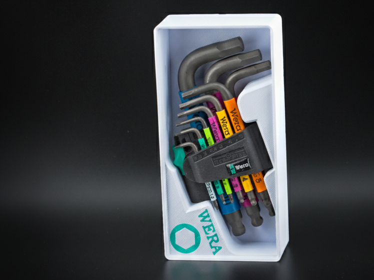 Gridfinity Tray for Wera Hex Key Set