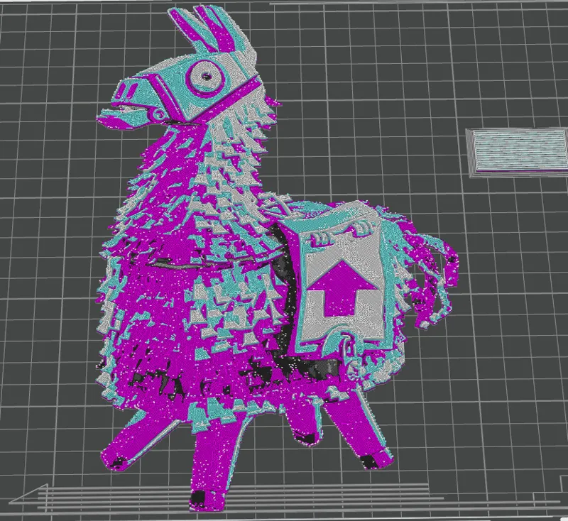 Fortnite Llama hueforge 6 colors