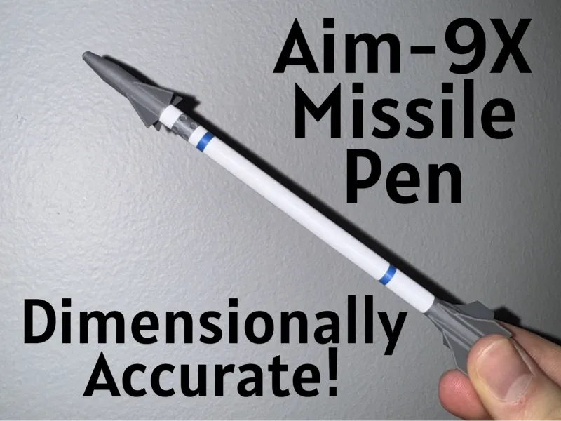 Aim-9X Missile Pen - Dimentionally Accurate!