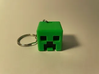Minecraft Creeper Keychain