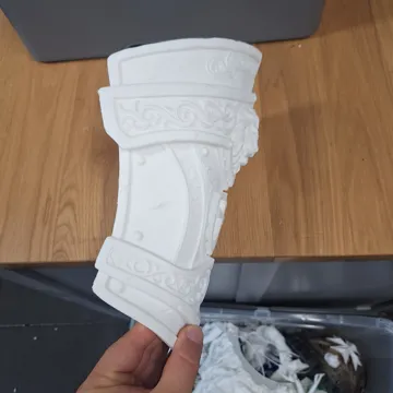 Letrero o emblema decorativo: Rüstung Paladin V1 - Arm oder Schienbein — vista de referencia 5