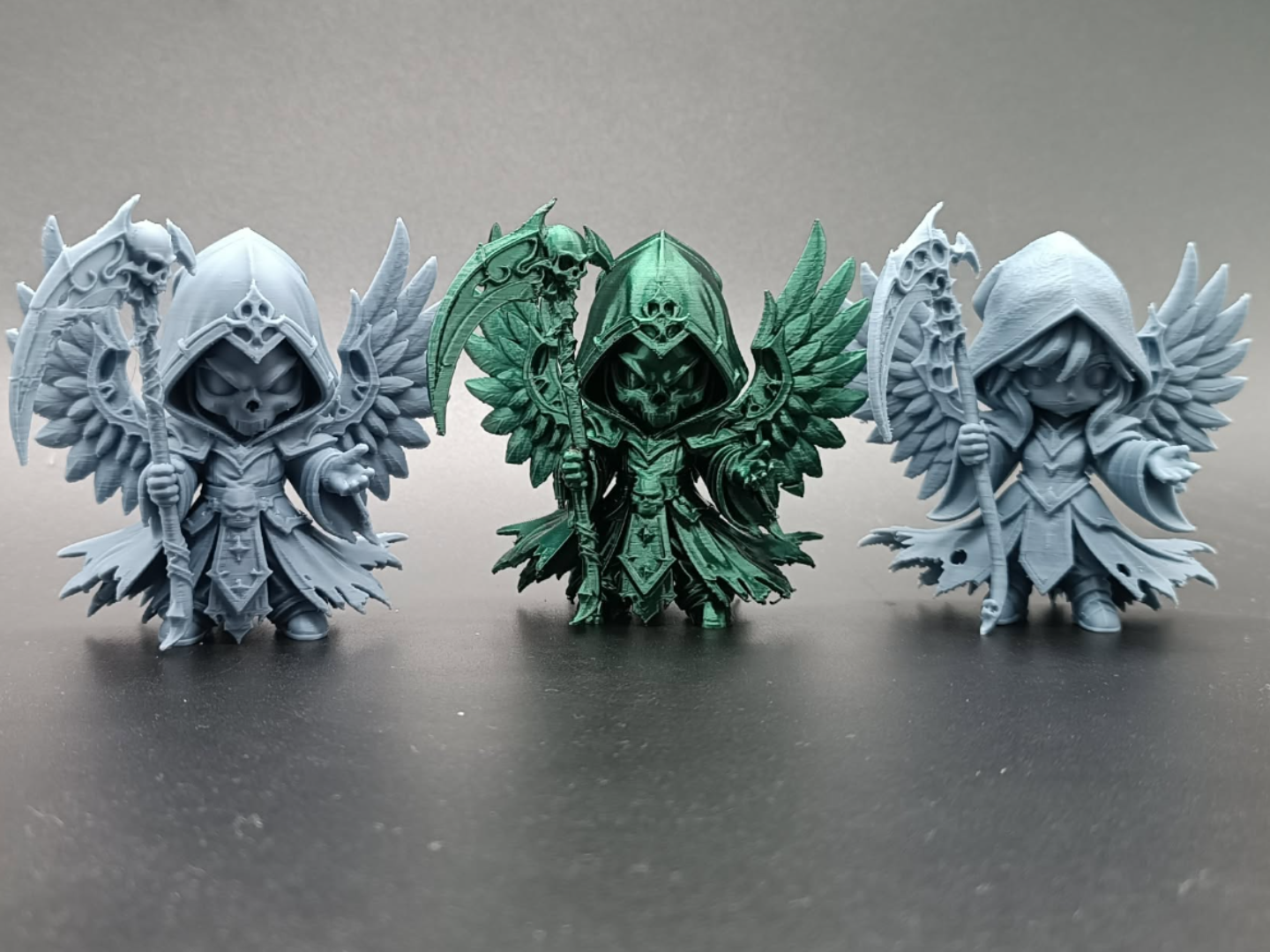 Chibi Grim Reaper Angel Duo: Male & Female P2S