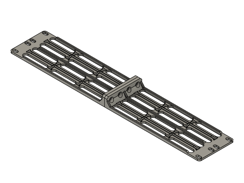 19-Inch 2U Vented Blank Panel 