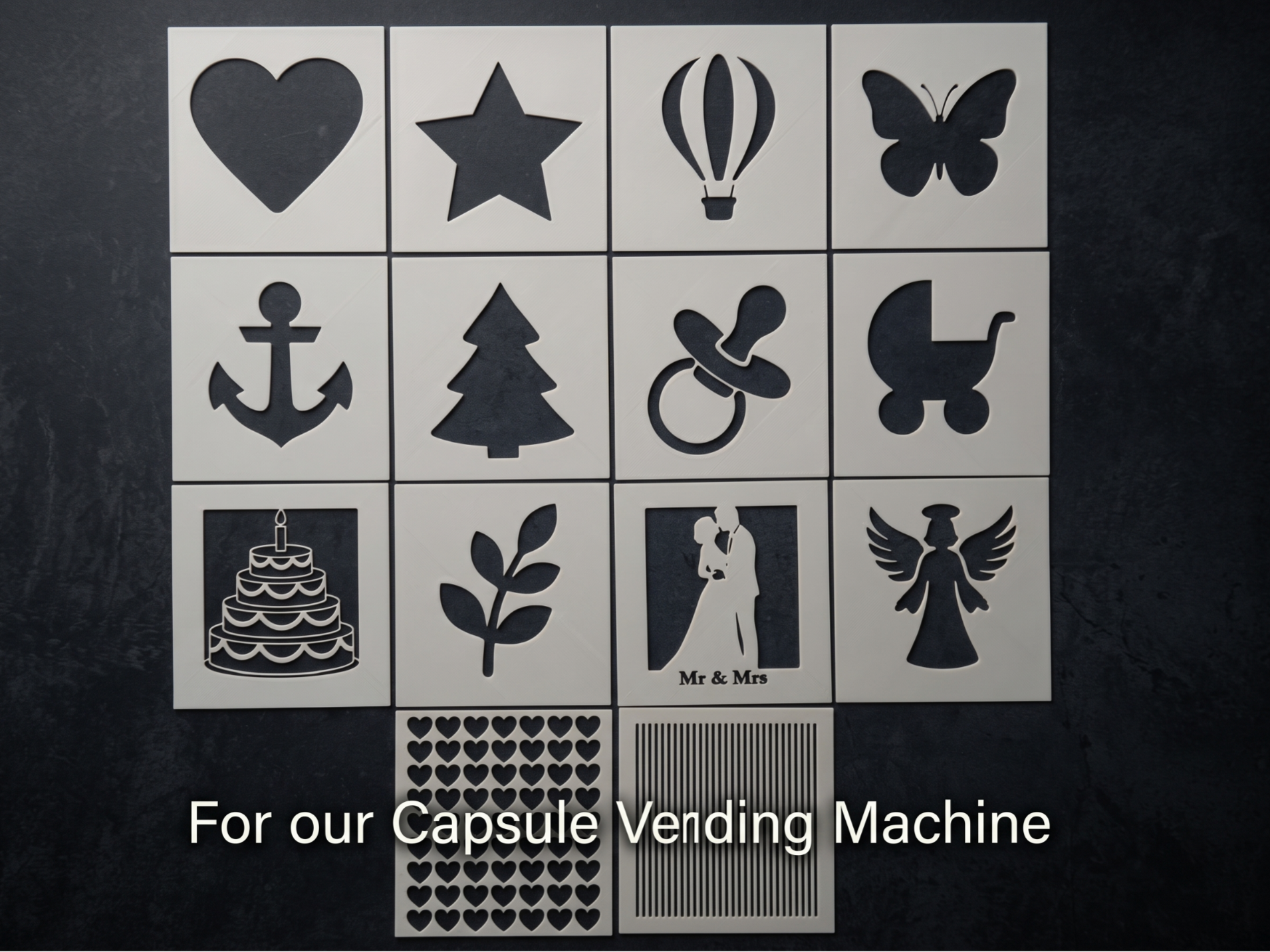 Themed Inserts for Capsule Machine - 1