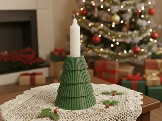 Christmas Tree Candle Holder