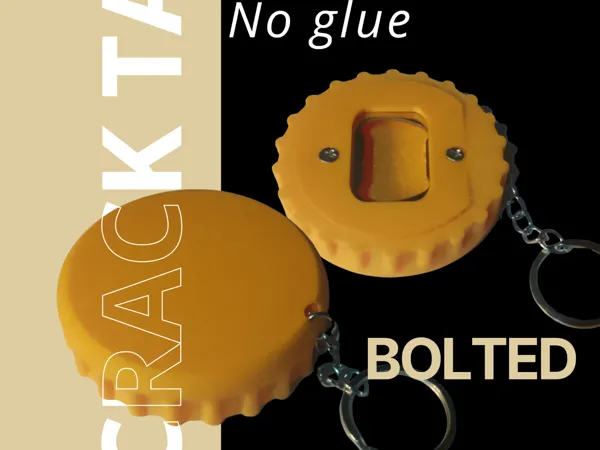 Décapsuleur en forme de capsule de bouteille
