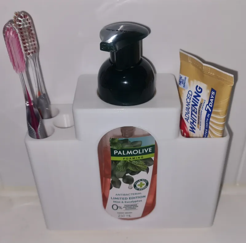 Bathroom Soap and Toothbrush Organiser