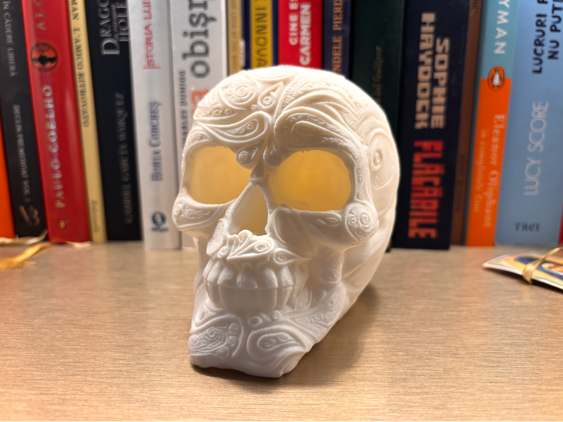 Artsy Halloween Skull