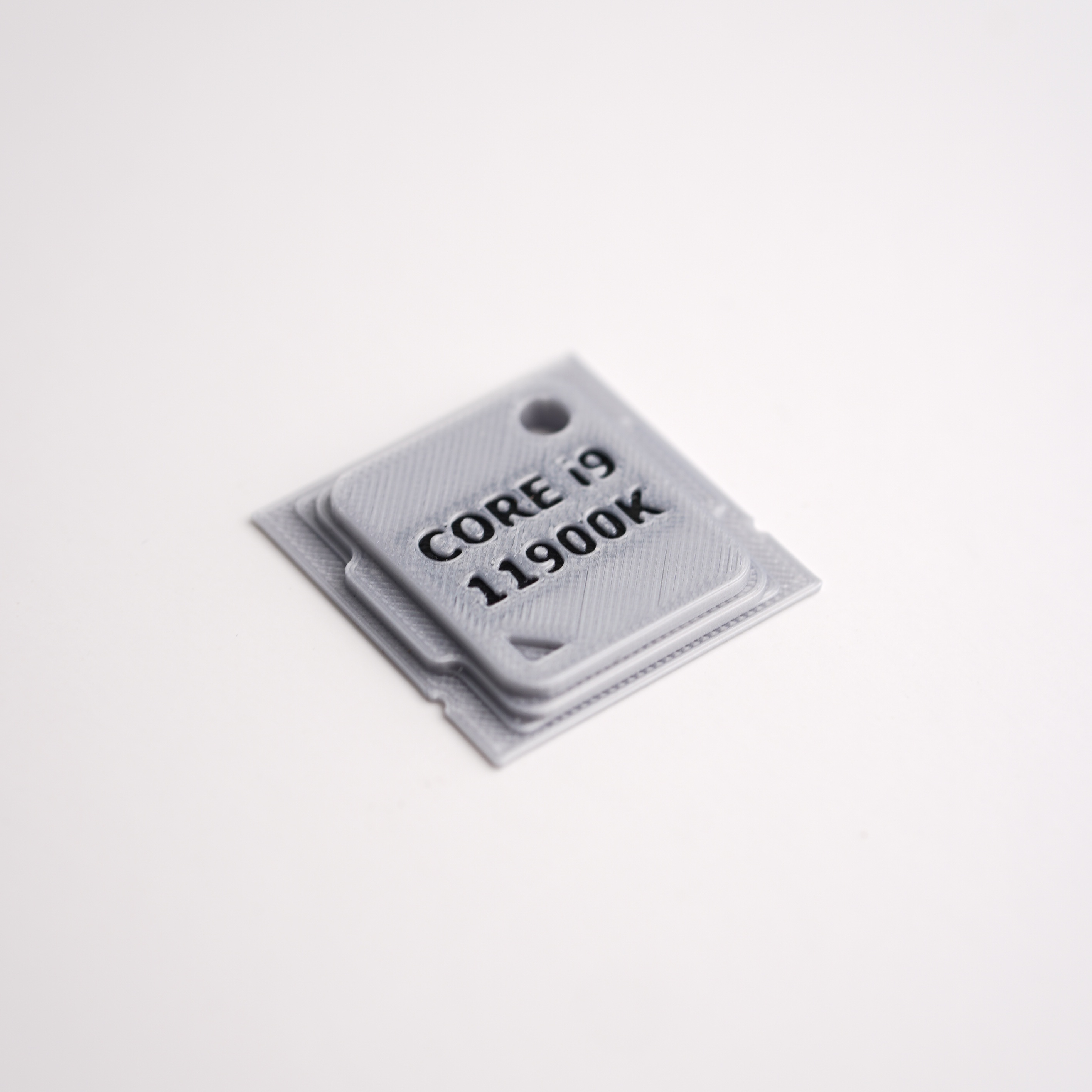 Miniatura 4 do modelo 3D AMD Intel全系cpu模型  可做主板保护盖&钥匙扣 覆盖大部分接口 英特尔 处理器 针脚上盖