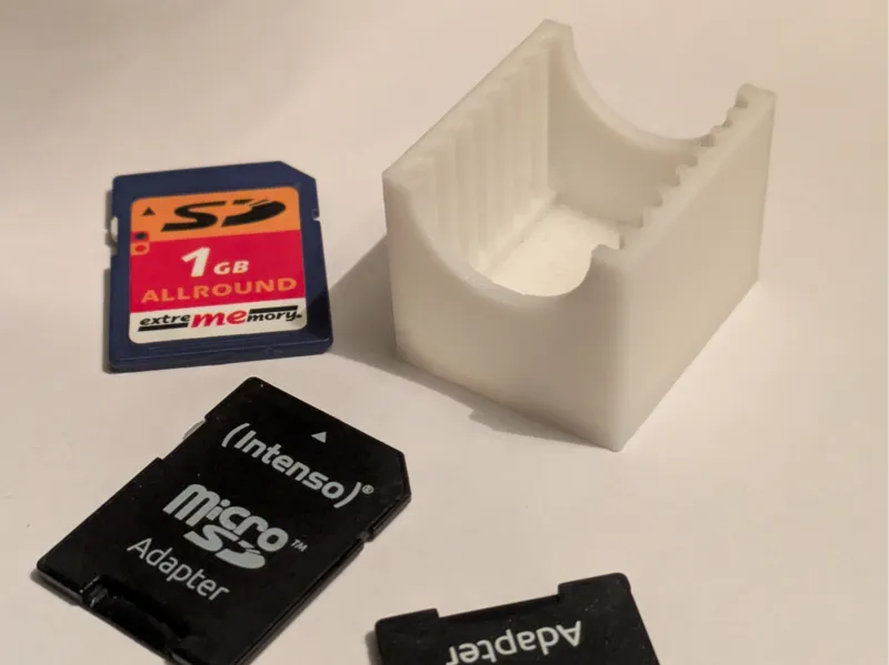 SD Card Holder (snap into place)