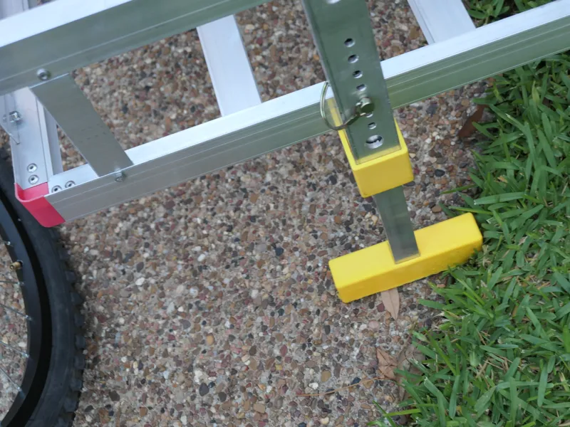 1" Square Tube "Kickstand" for Beach Cart