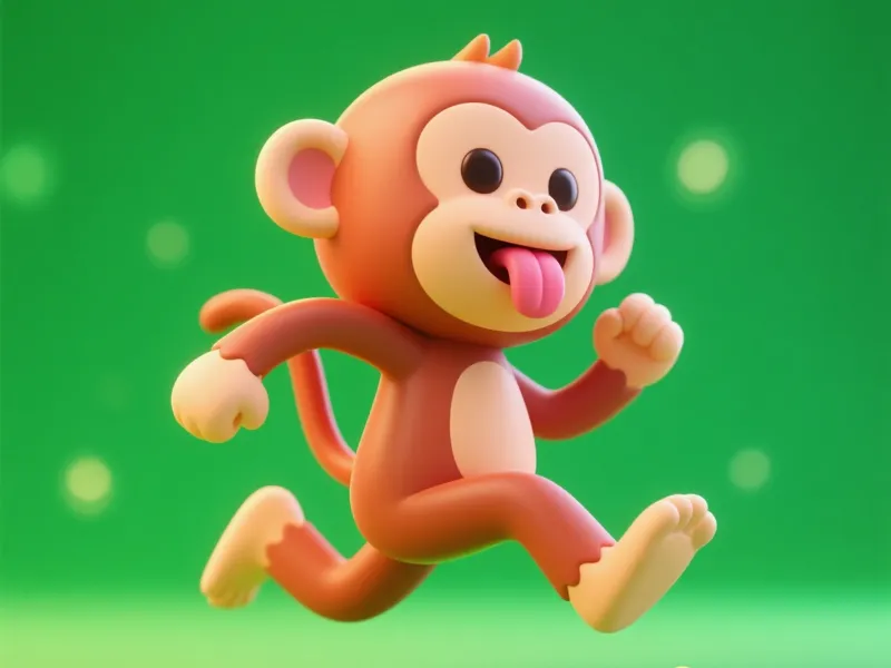 3D打印皮皮猴模型Pipi monkey model