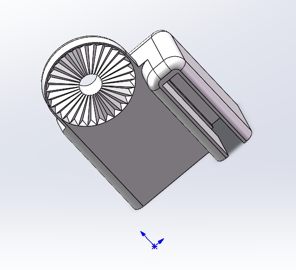 Miniatura 2 do modelo 3D 鱼缸灯夹具，可调节角度