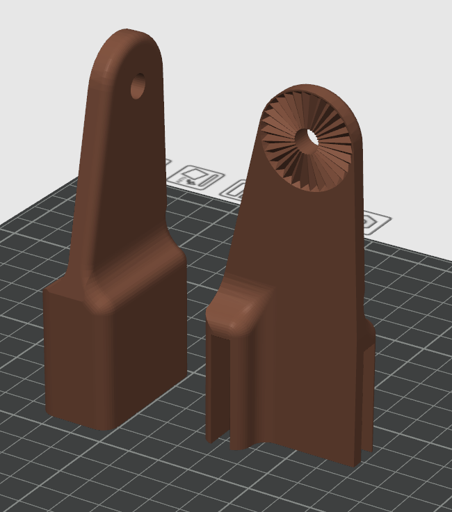 Miniatura 4 do modelo 3D 鱼缸灯夹具，可调节角度