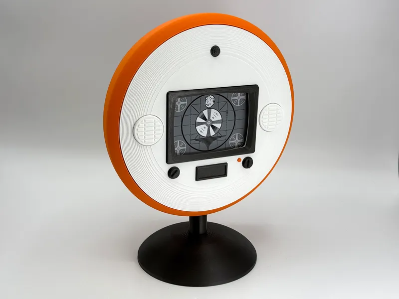 Fallout Round TV Phone Stand