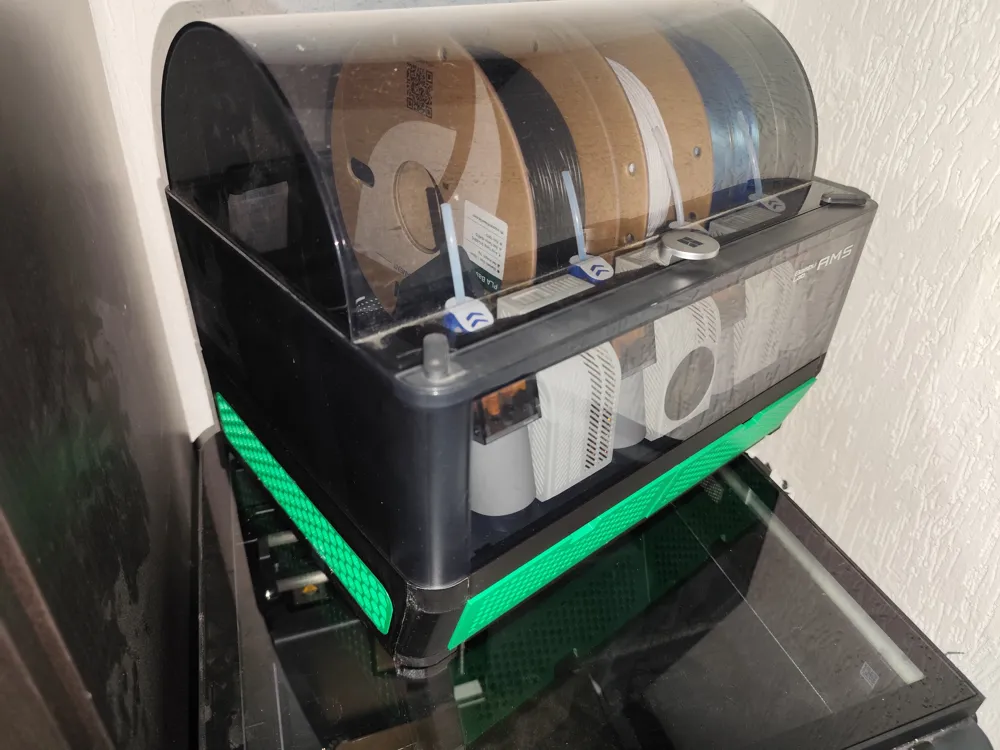 AMS / AMS 2 PRO RISER WITH DRAWERS - Free 3D Print Model - MakerWorld