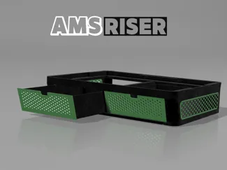 AMS / AMS 2 PRO RISER WITH DRAWERS