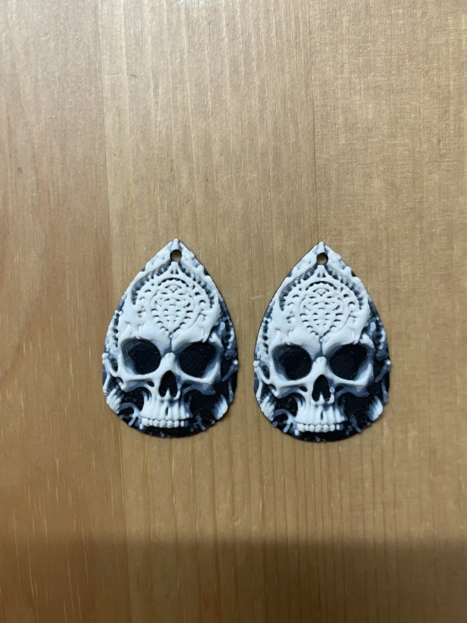 Skull Earrings view 2
